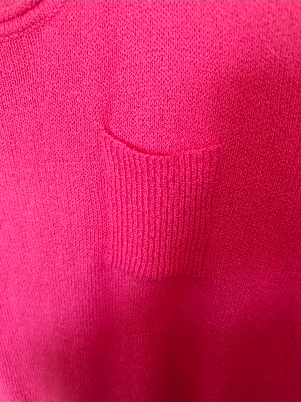 Discount Divas Bright Pink Scoop Neck Knit Sweater - Picture 5 of 8